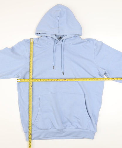 Mens UK Size M Cotton Traders Blue Pullover Hoodie