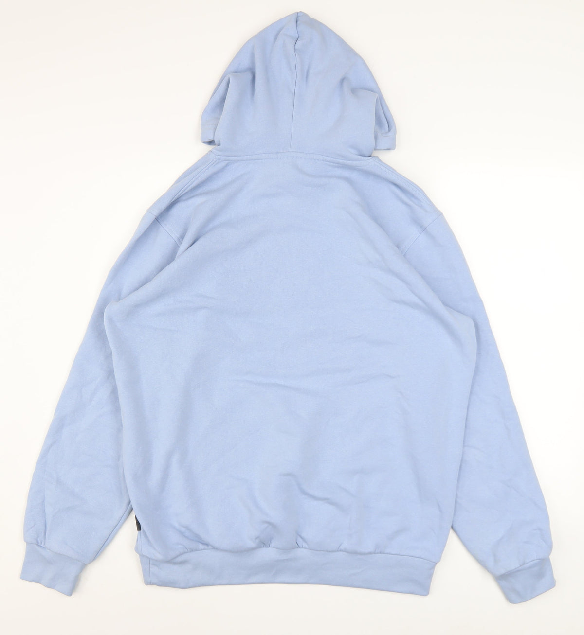 Mens UK Size M Cotton Traders Blue Pullover Hoodie