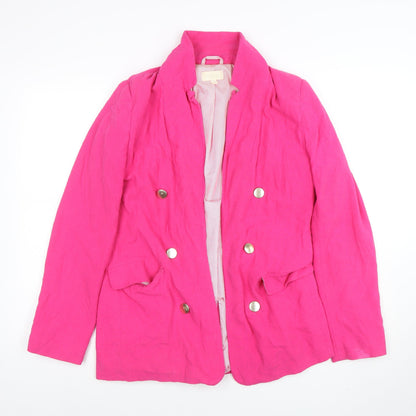 Womens UK Size 10 NEXT Regular Pink Blazer
