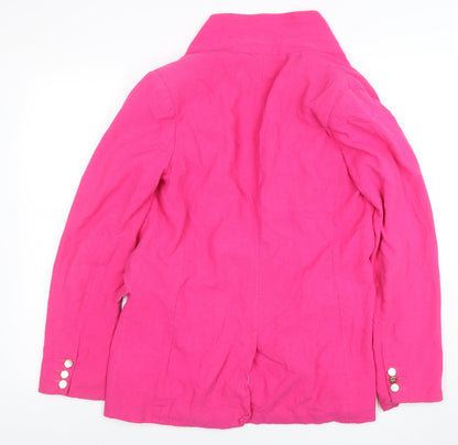 Womens UK Size 10 NEXT Regular Pink Blazer