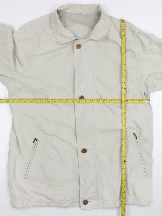 Unisex Adultss UK Size 2XL Schnittger Regular Beige Suit Jacket