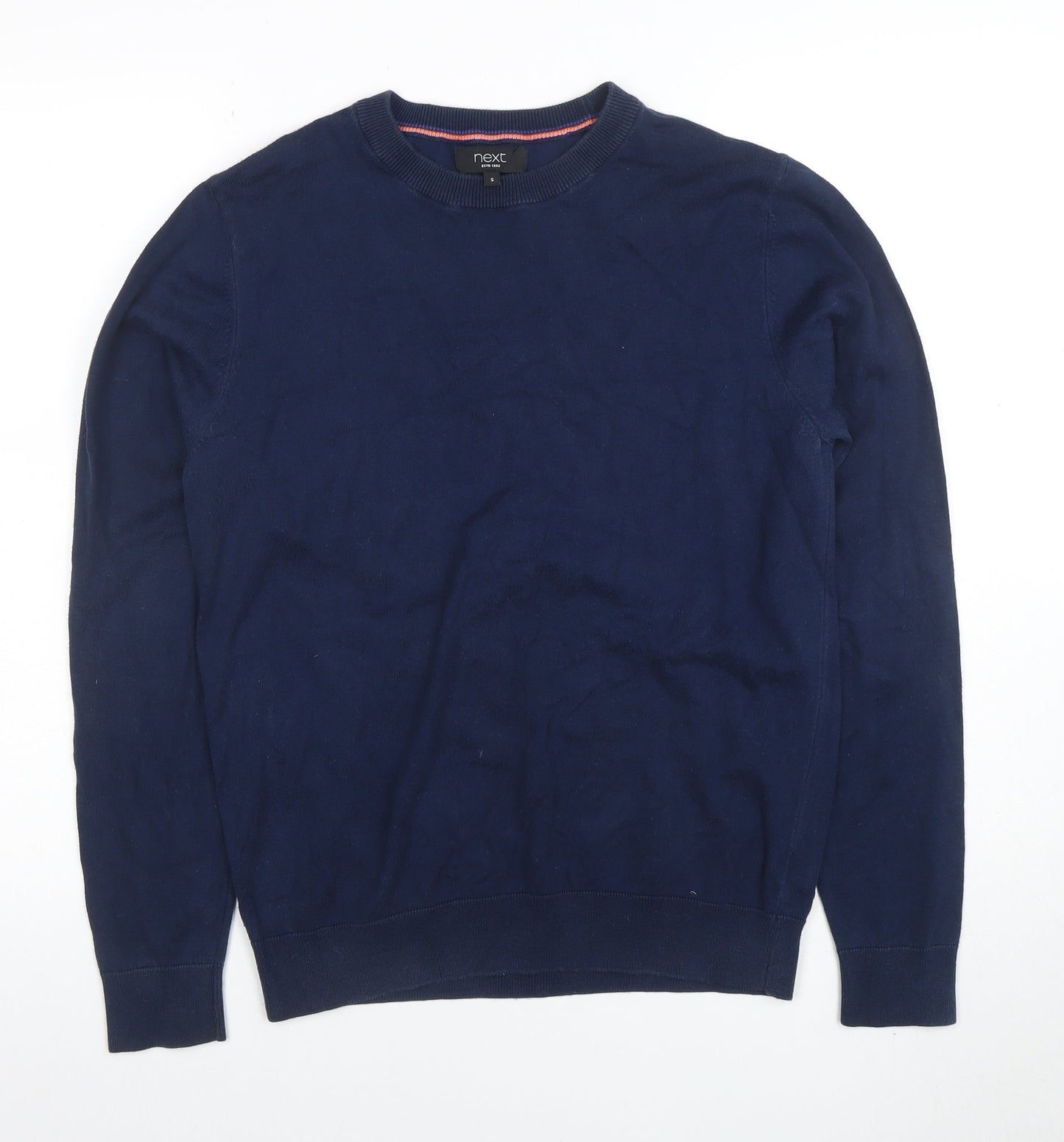 Mens UK Size S NEXT Blue Pullover Jumper