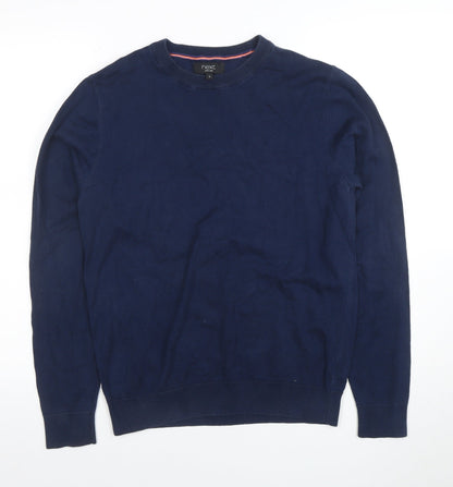 Mens UK Size S NEXT Blue Pullover Jumper