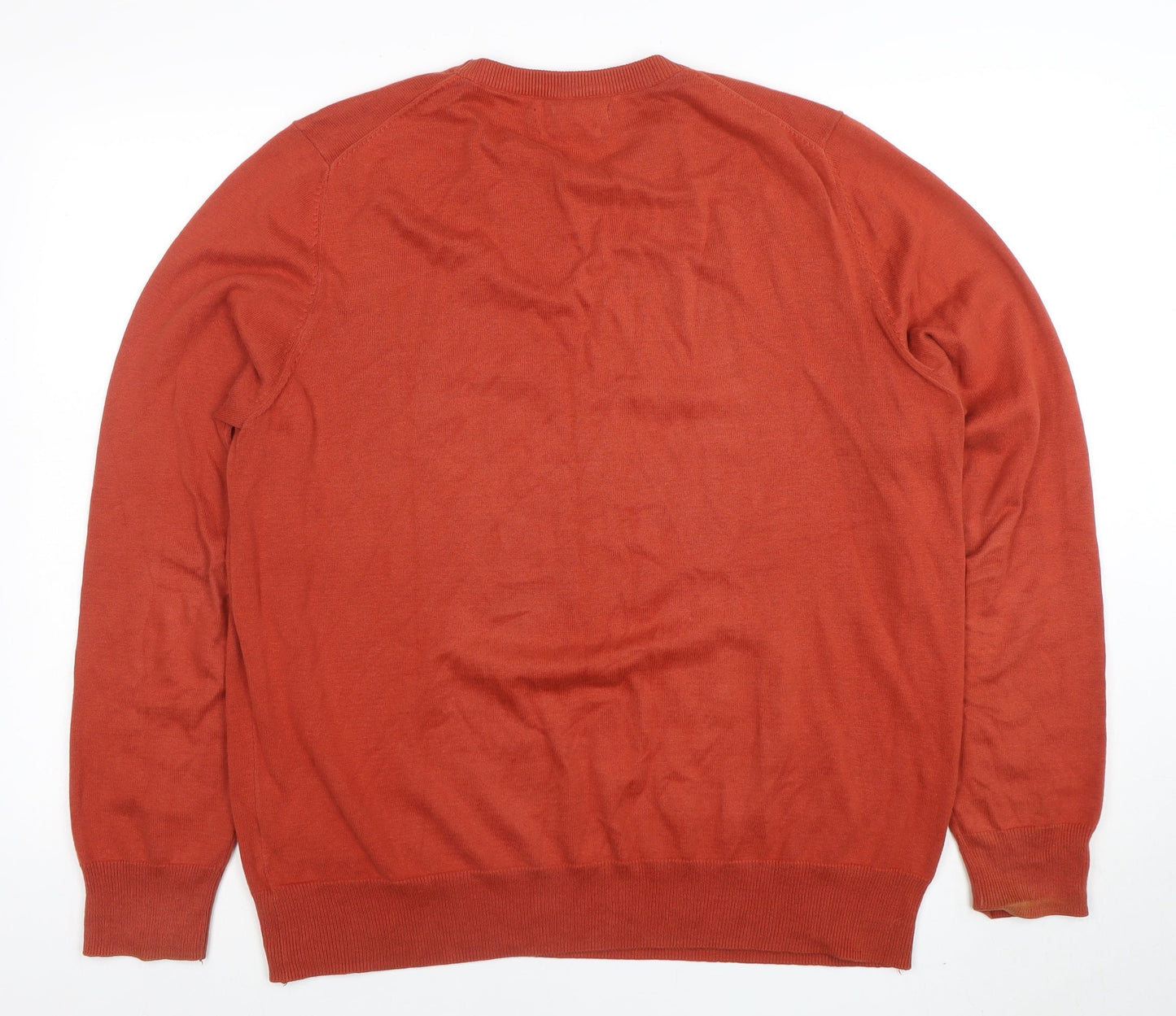 Mens UK Size L Marks and Spencer Brown Pullover Jumper