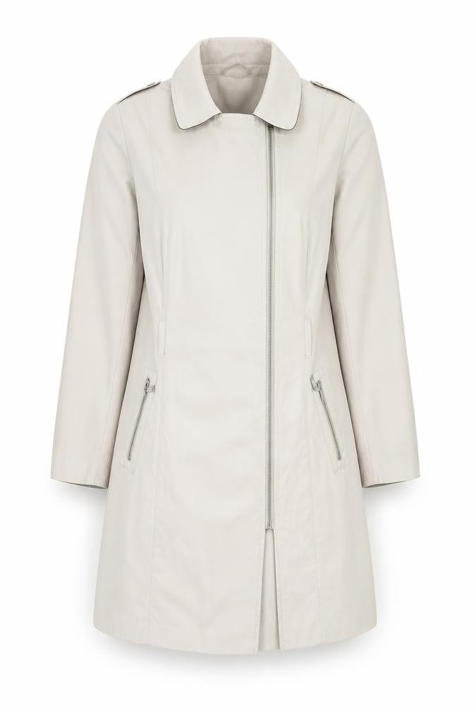 Womens UK Size 16 Debenhams Beige Overcoat
