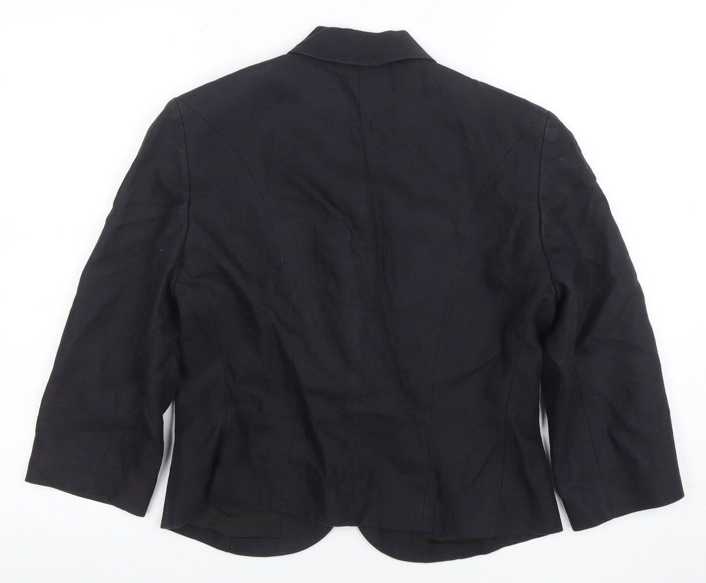 Womens UK Size 12 Phase Eight Regular Black Blazer