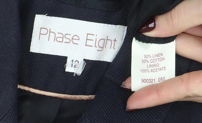 Womens UK Size 12 Phase Eight Regular Black Blazer