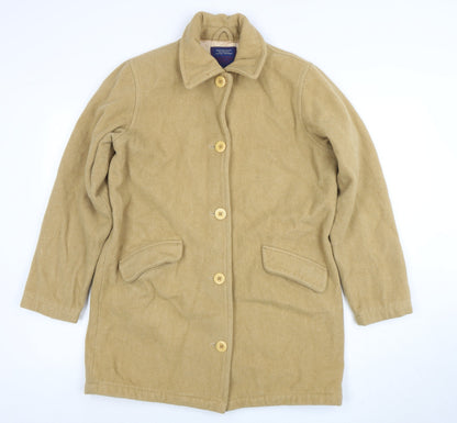 Womens UK Size M American Eagle Outfitters Beige Overcoat