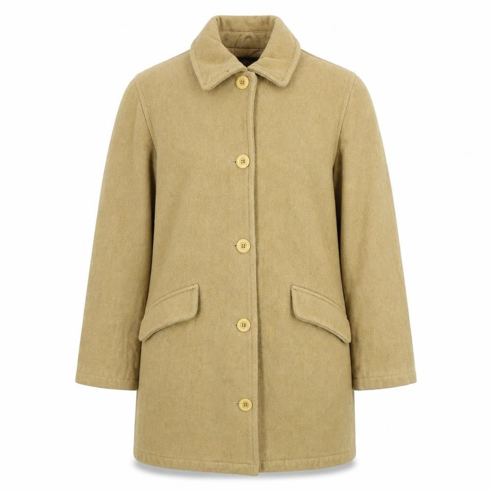 Womens UK Size M American Eagle Outfitters Beige Overcoat