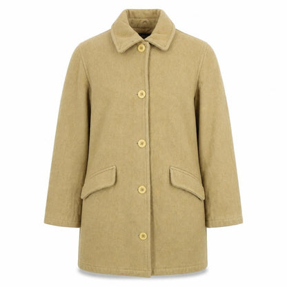 Womens UK Size M American Eagle Outfitters Beige Overcoat