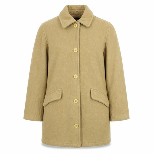 Womens UK Size M American Eagle Outfitters Beige Overcoat