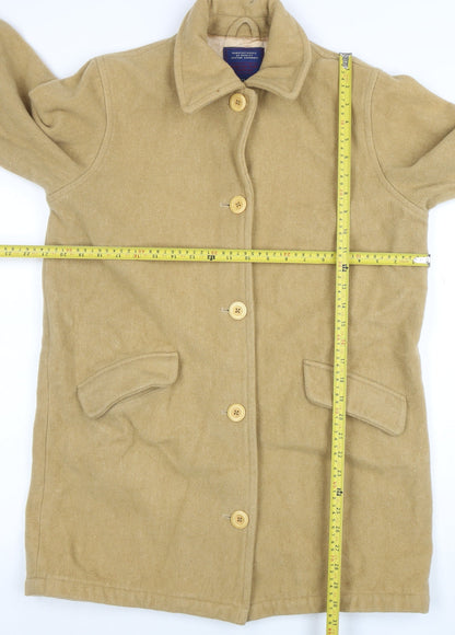 Womens UK Size M American Eagle Outfitters Beige Overcoat