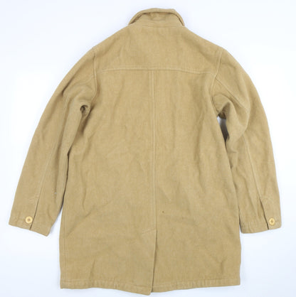 Womens UK Size M American Eagle Outfitters Beige Overcoat