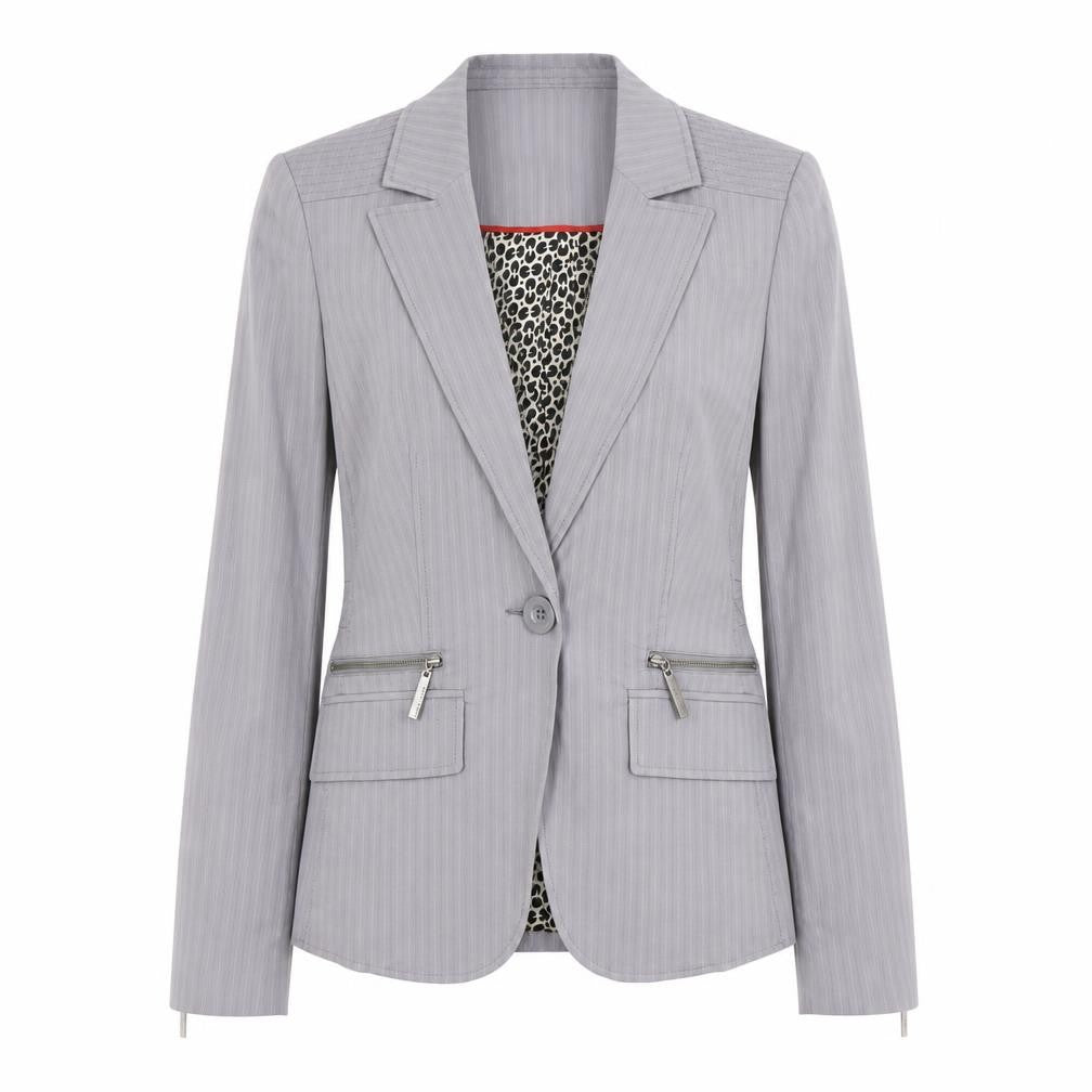 Womens UK Size 10 Jasper Conran Regular Grey Blazer