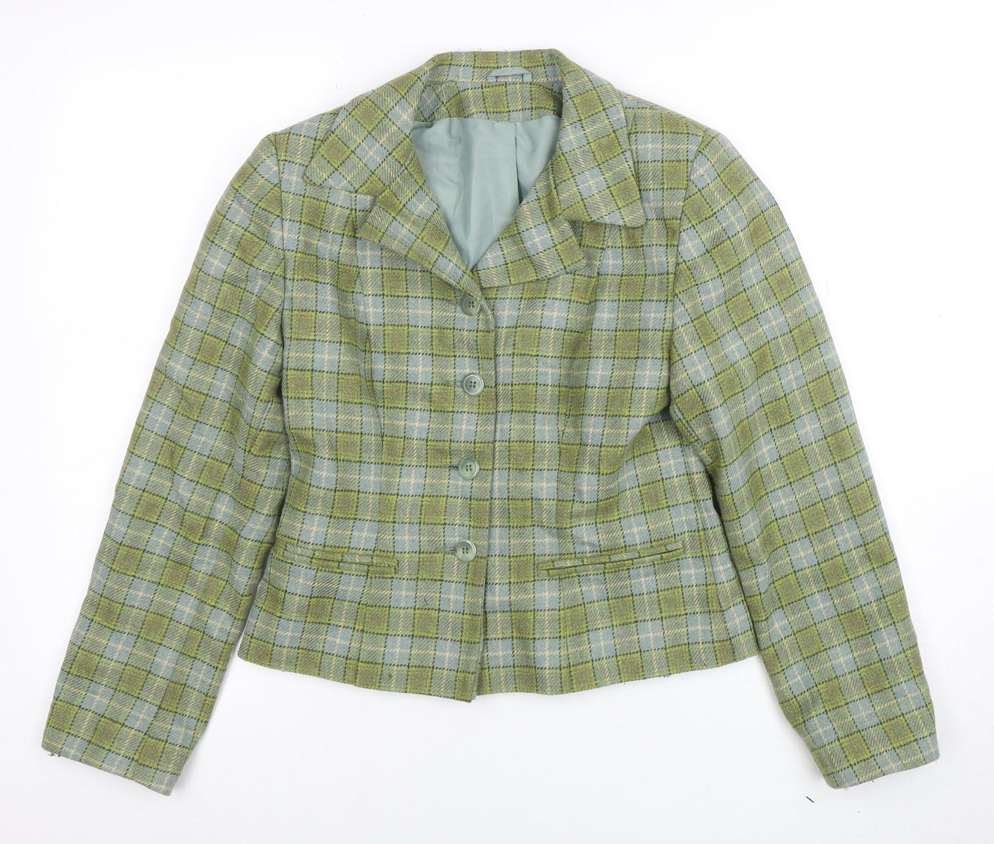Womens UK Size 10 Dorothy Perkins Regular Green Blazer