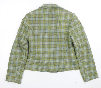 Womens UK Size 10 Dorothy Perkins Regular Green Blazer
