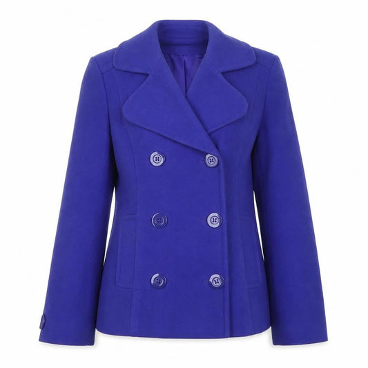 Womens UK Size 14 Autonomy Blue Pea Coat