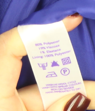Womens UK Size 14 Autonomy Blue Pea Coat
