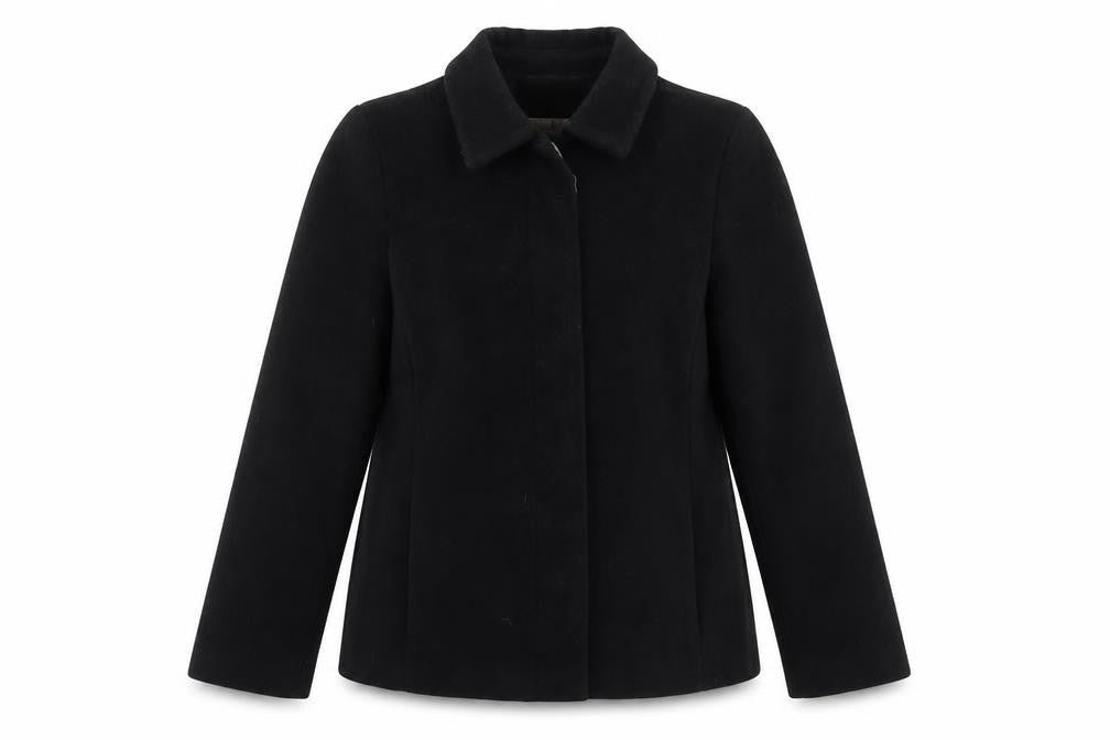 Womens UK Size 14 NL Collection Black Overcoat