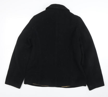 Womens UK Size 14 NL Collection Black Overcoat