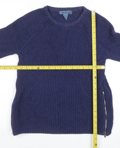 Womens UK Size XS L.O.G.G. Blue Pullover Jumper