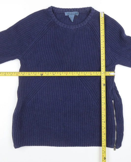 Womens UK Size XS L.O.G.G. Blue Pullover Jumper