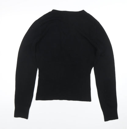 Womens UK Size L Nouveau Edition Black Pullover Jumper