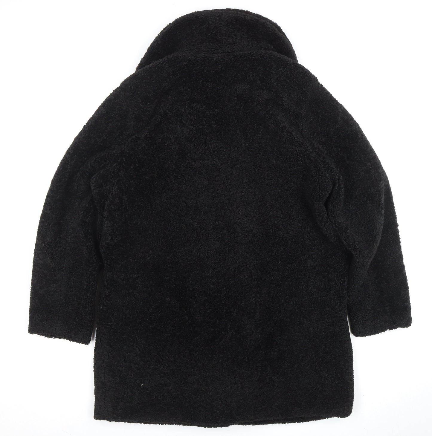 Womens UK Size 14 New Look Black Overcoat