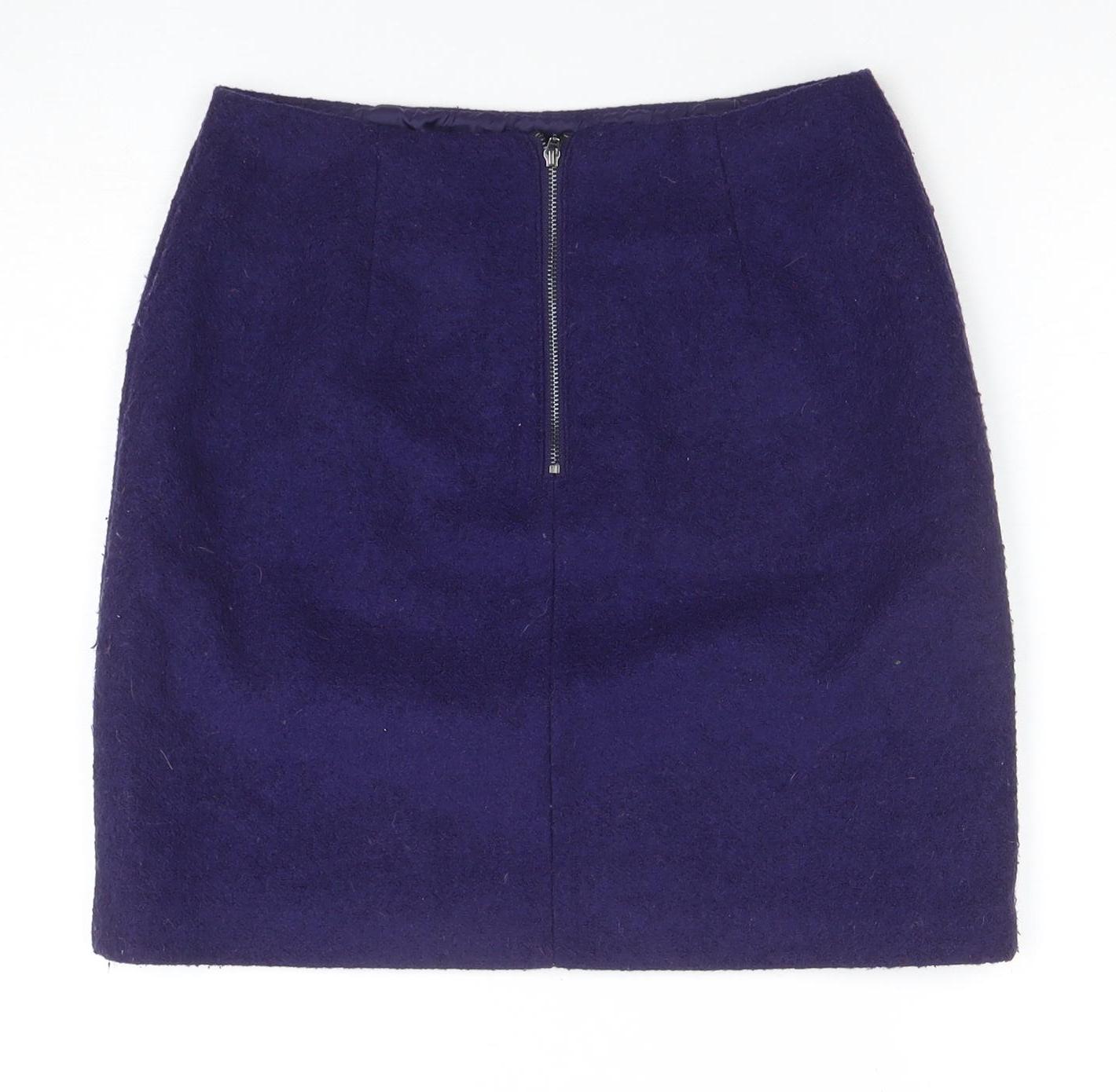 Womens UK Size 8 Marks and Spencer Straight & Pencil Tweed Skirt