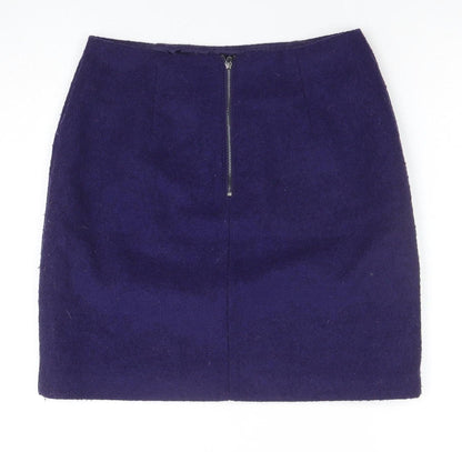Womens UK Size 8 Marks and Spencer Straight & Pencil Tweed Skirt