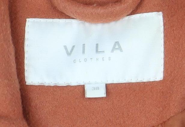 Womens UK Size 10 VILA Brown Basic Jacket