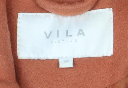 Womens UK Size 10 VILA Brown Basic Jacket