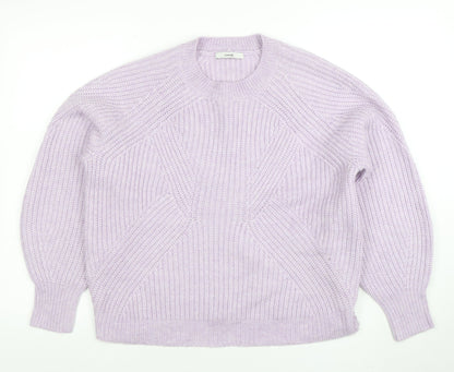 Womens UK Size M George Purple Pullover Jumper