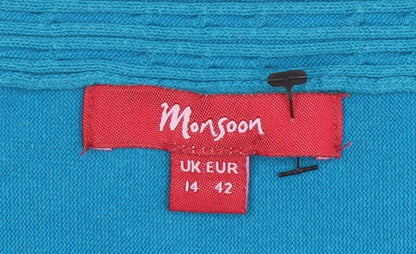 Womens UK Size 14 Monsoon Fit & Flare Dress
