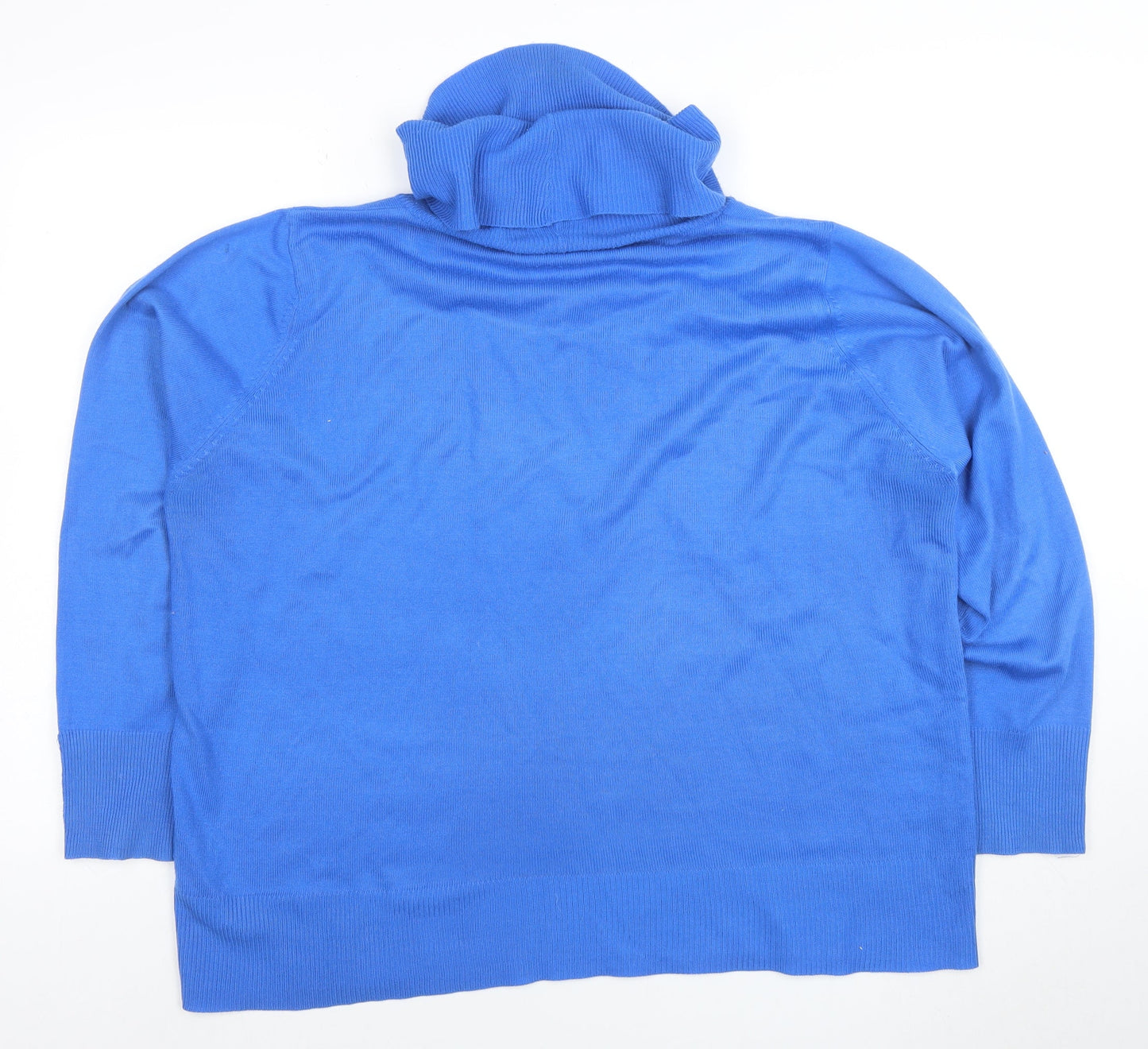 Womens UK Size L EWM Blue Pullover Jumper