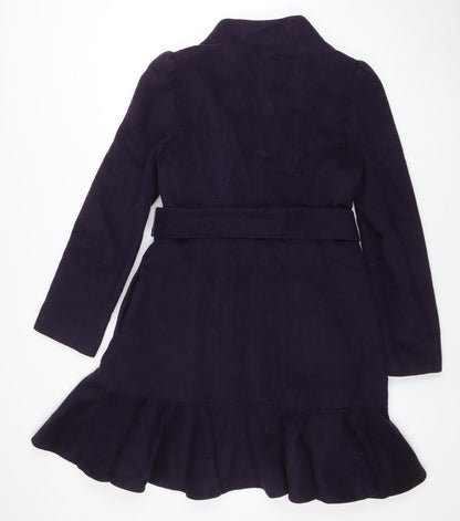 Womens UK Size 14 Coast Purple Overcoat
