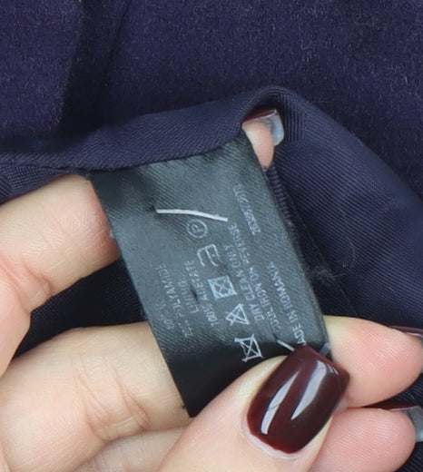Womens UK Size 14 Coast Purple Overcoat