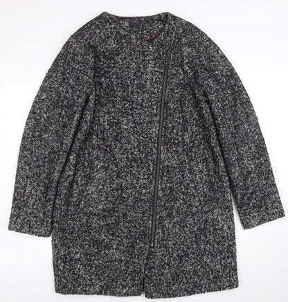 Womens UK Size 12 Marks and Spencer Grey Overcoat