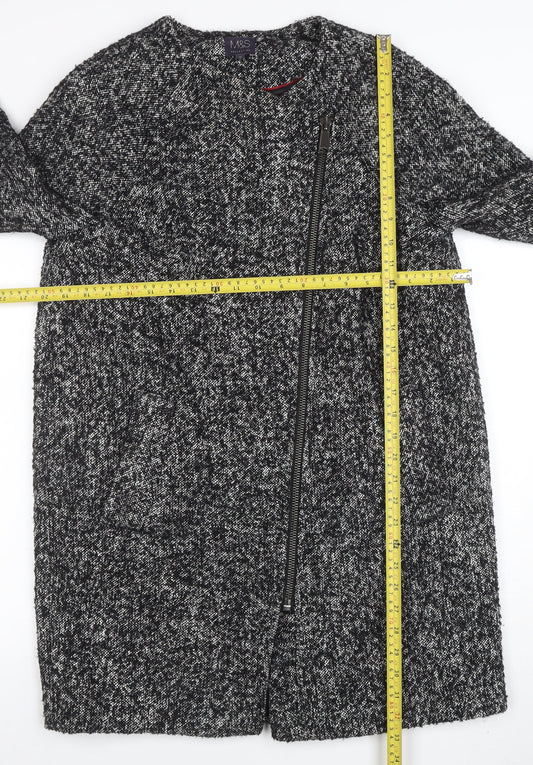 Womens UK Size 12 Marks and Spencer Grey Overcoat