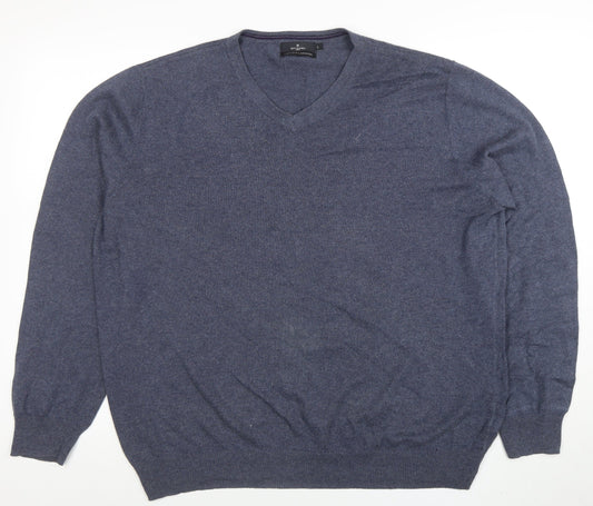 Mens UK Size L Jeff Banks Blue Pullover Jumper