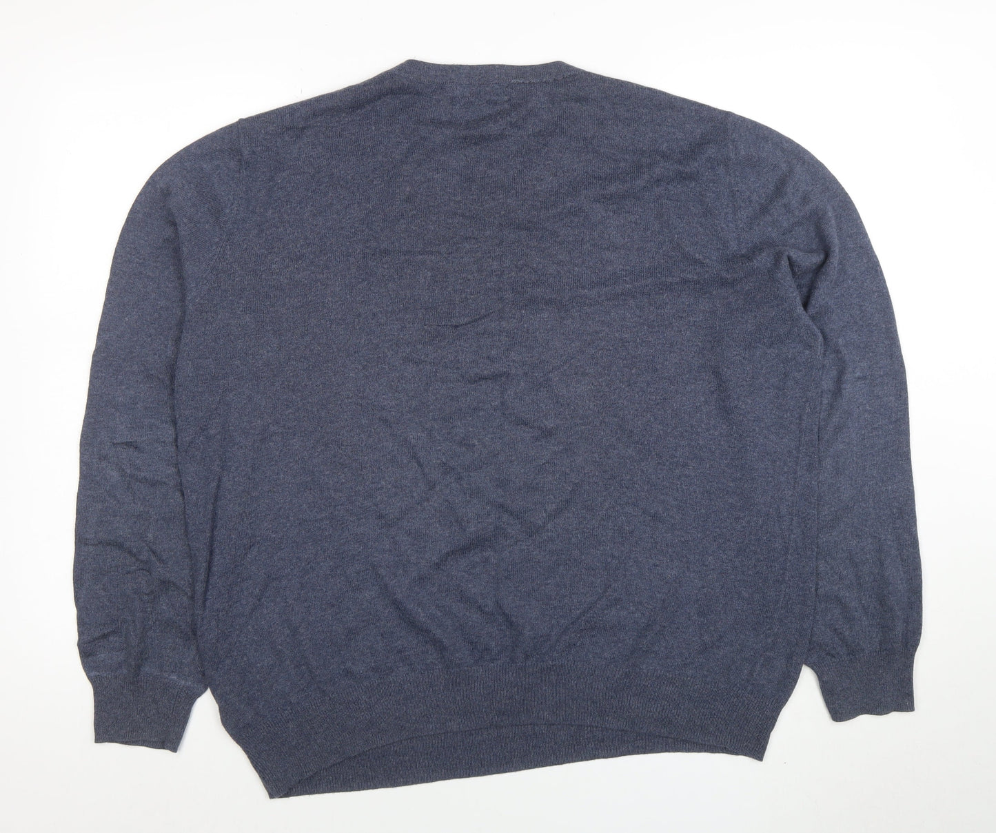 Mens UK Size L Jeff Banks Blue Pullover Jumper