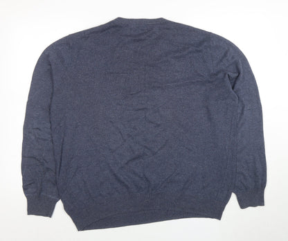 Mens UK Size L Jeff Banks Blue Pullover Jumper