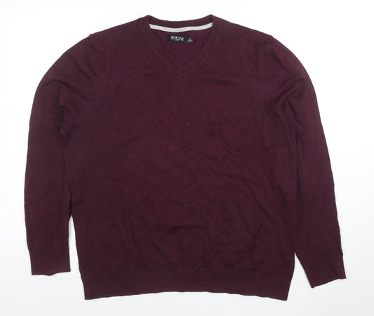 Mens UK Size L Burton Menswear London Purple Pullover Jumper