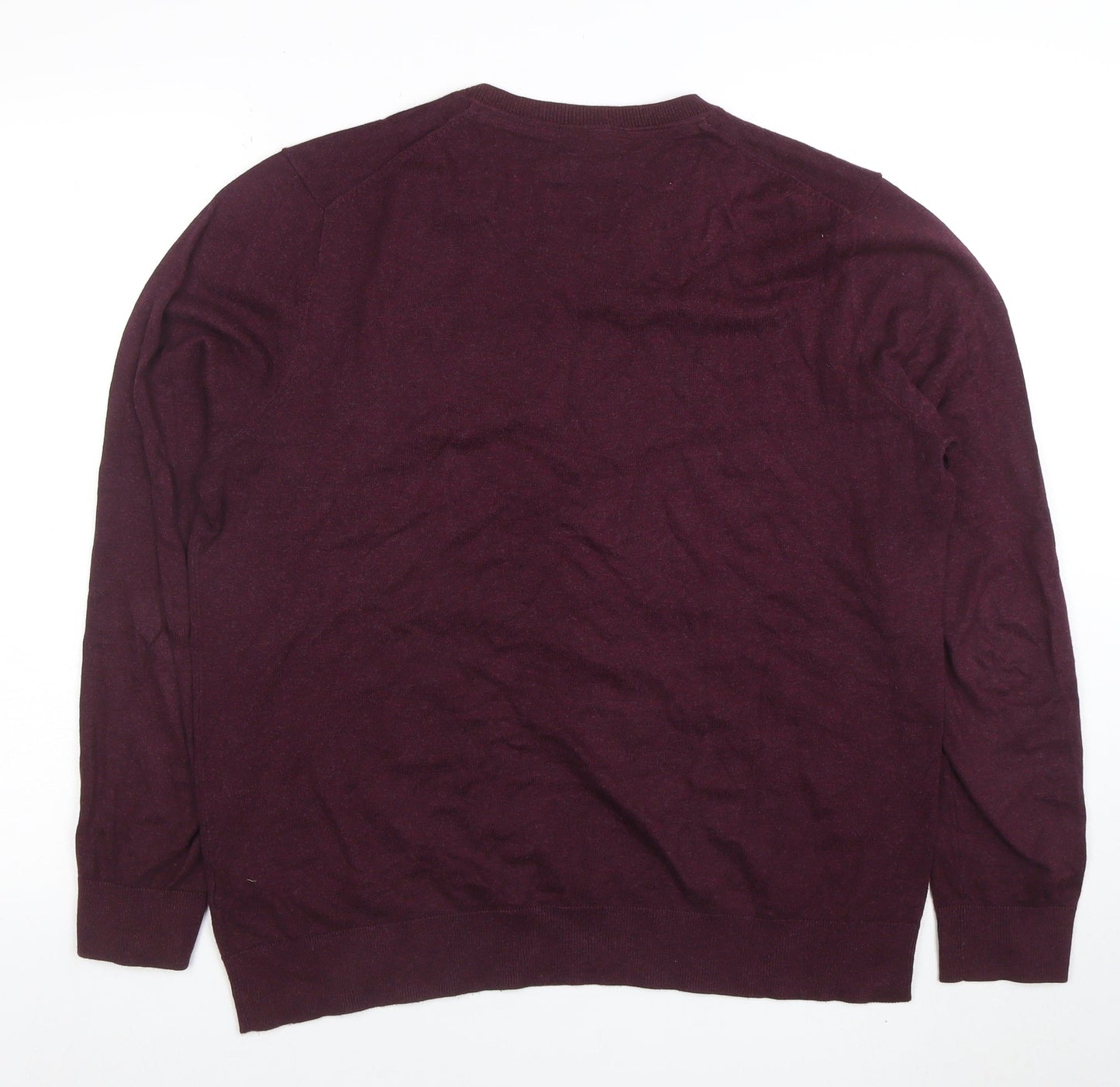 Mens UK Size L Burton Menswear London Purple Pullover Jumper