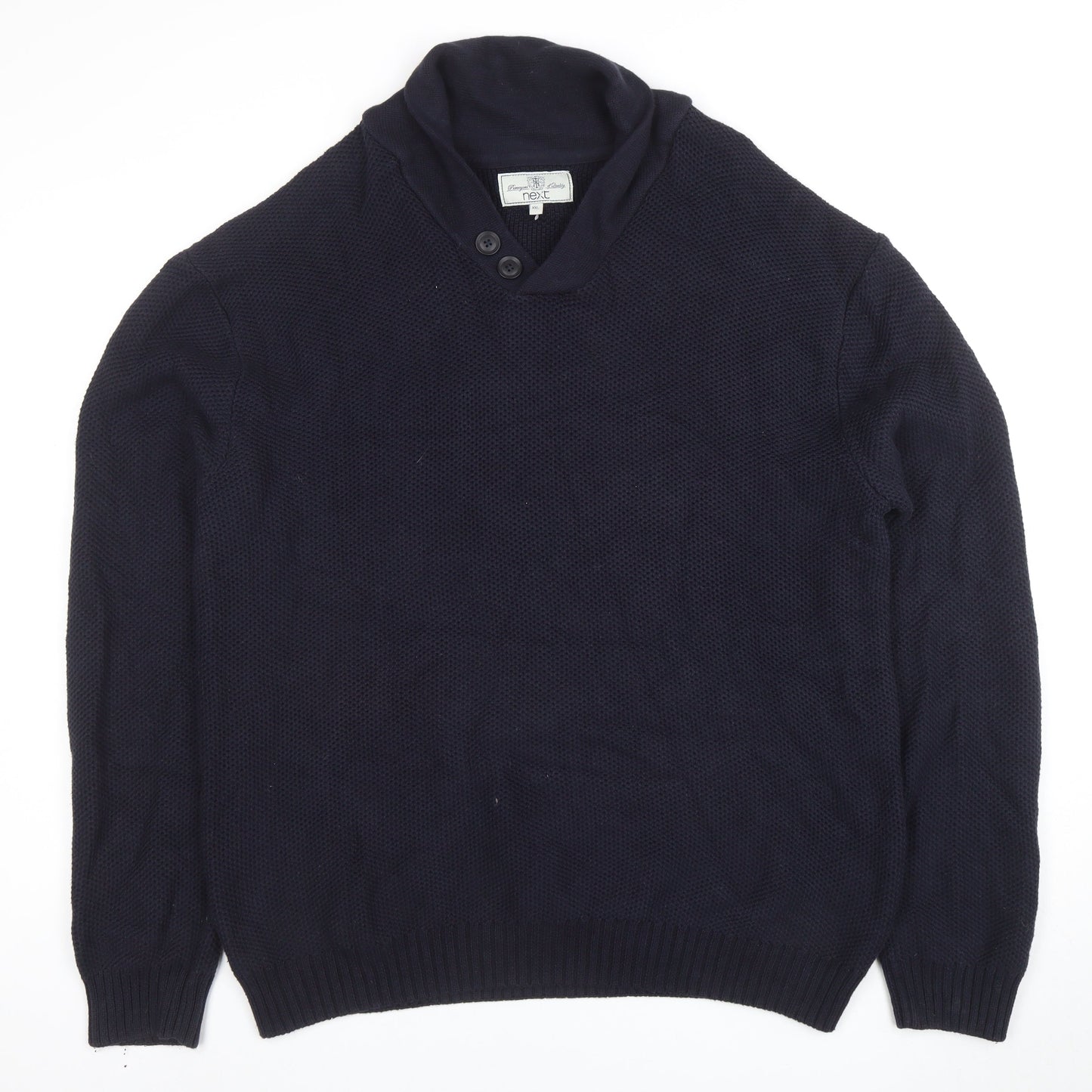 Mens UK Size 2XL NEXT Blue Pullover Jumper