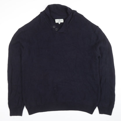 Mens UK Size 2XL NEXT Blue Pullover Jumper