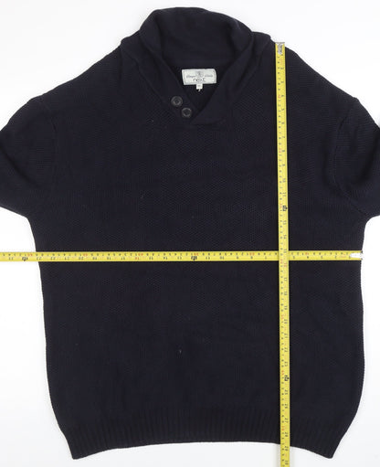 Mens UK Size 2XL NEXT Blue Pullover Jumper