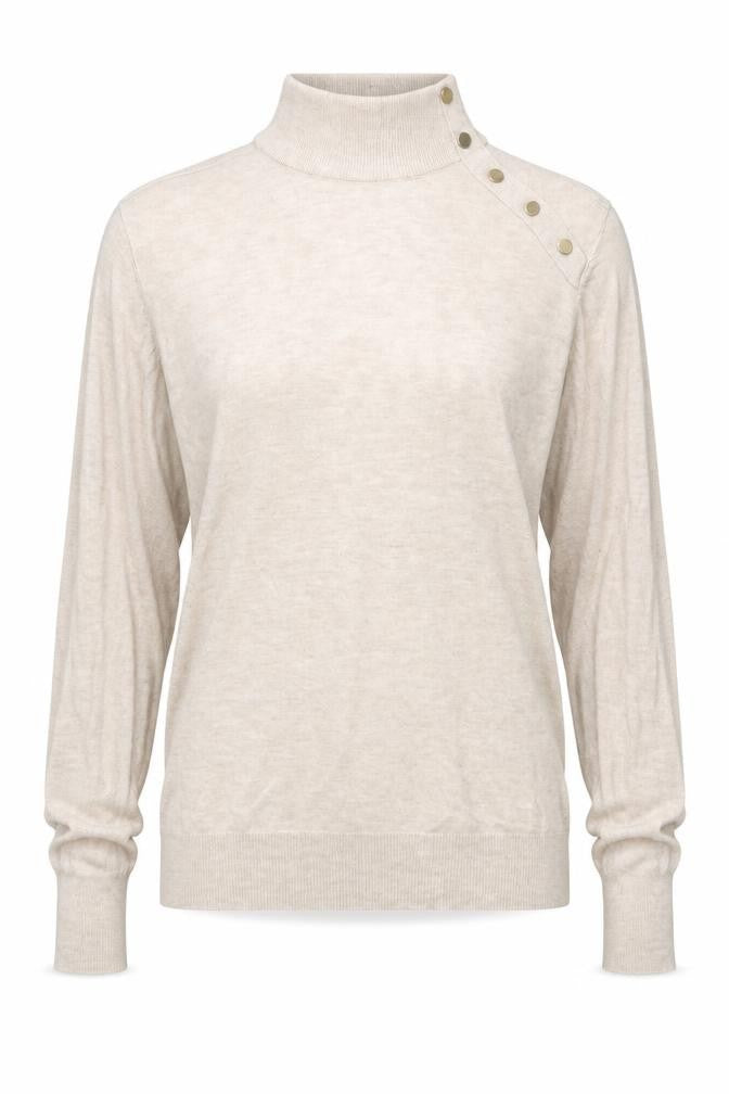 Womens UK Size M H&M Beige Pullover Jumper