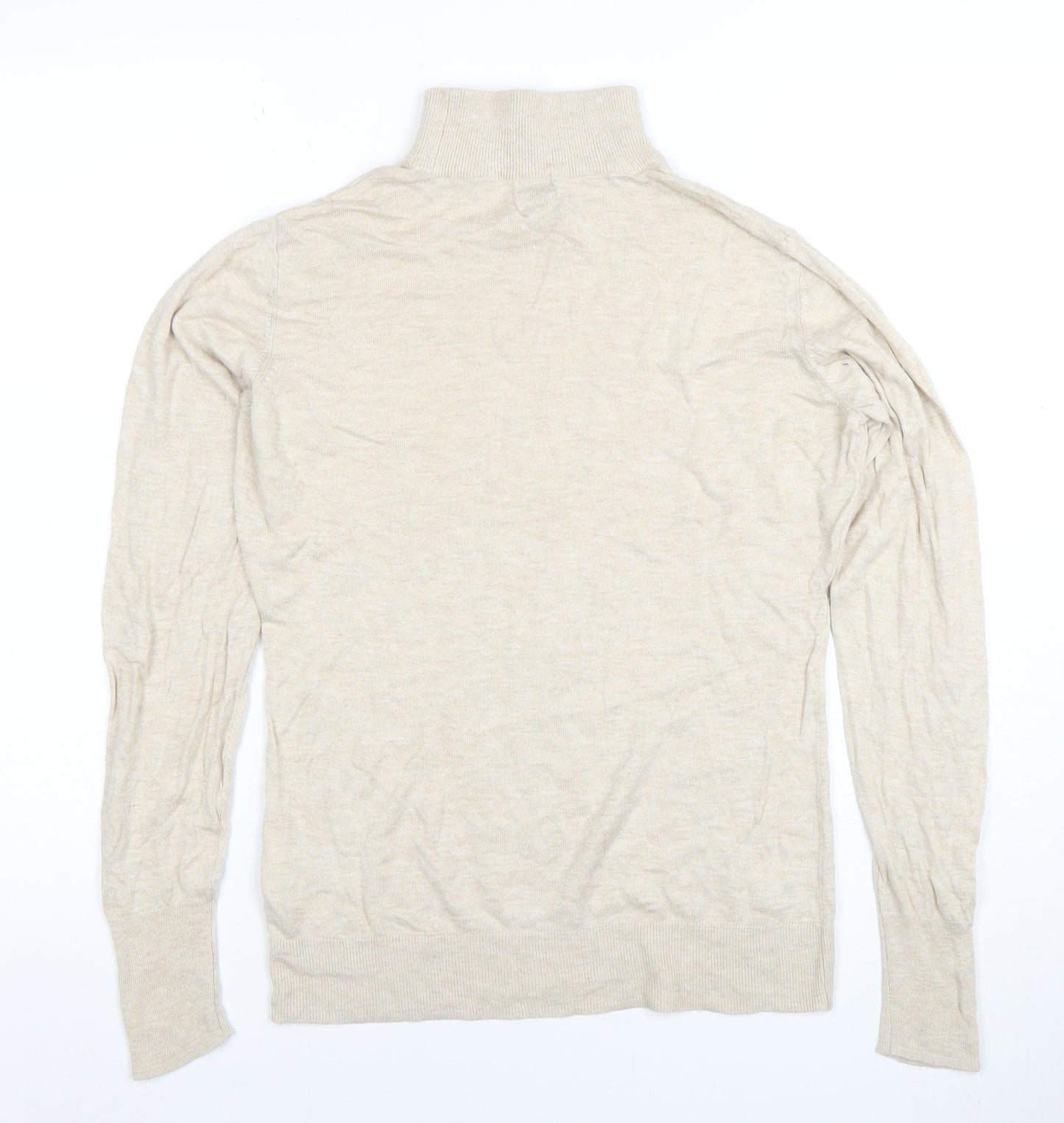 Womens UK Size M H&M Beige Pullover Jumper