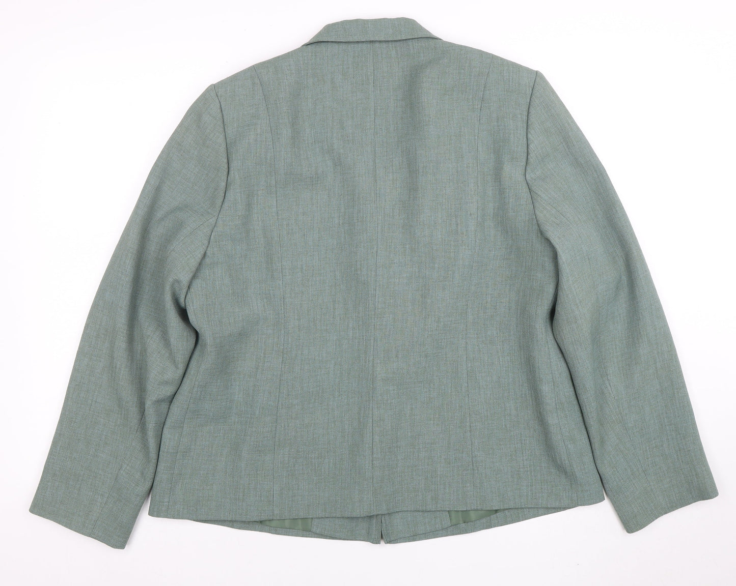 Womens UK Size 16 Eastex Regular Green Blazer